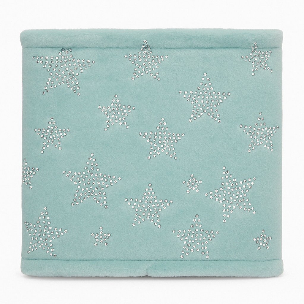 Cuello Piel Estampado con Brillo