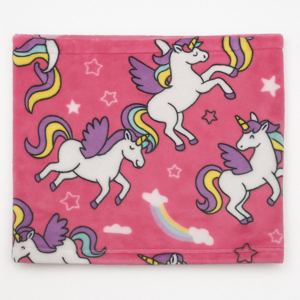 Cuello Piel estampado Unicornio N°1