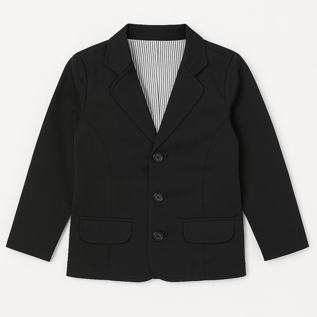 Saco de Vestir de Gabardina Liso