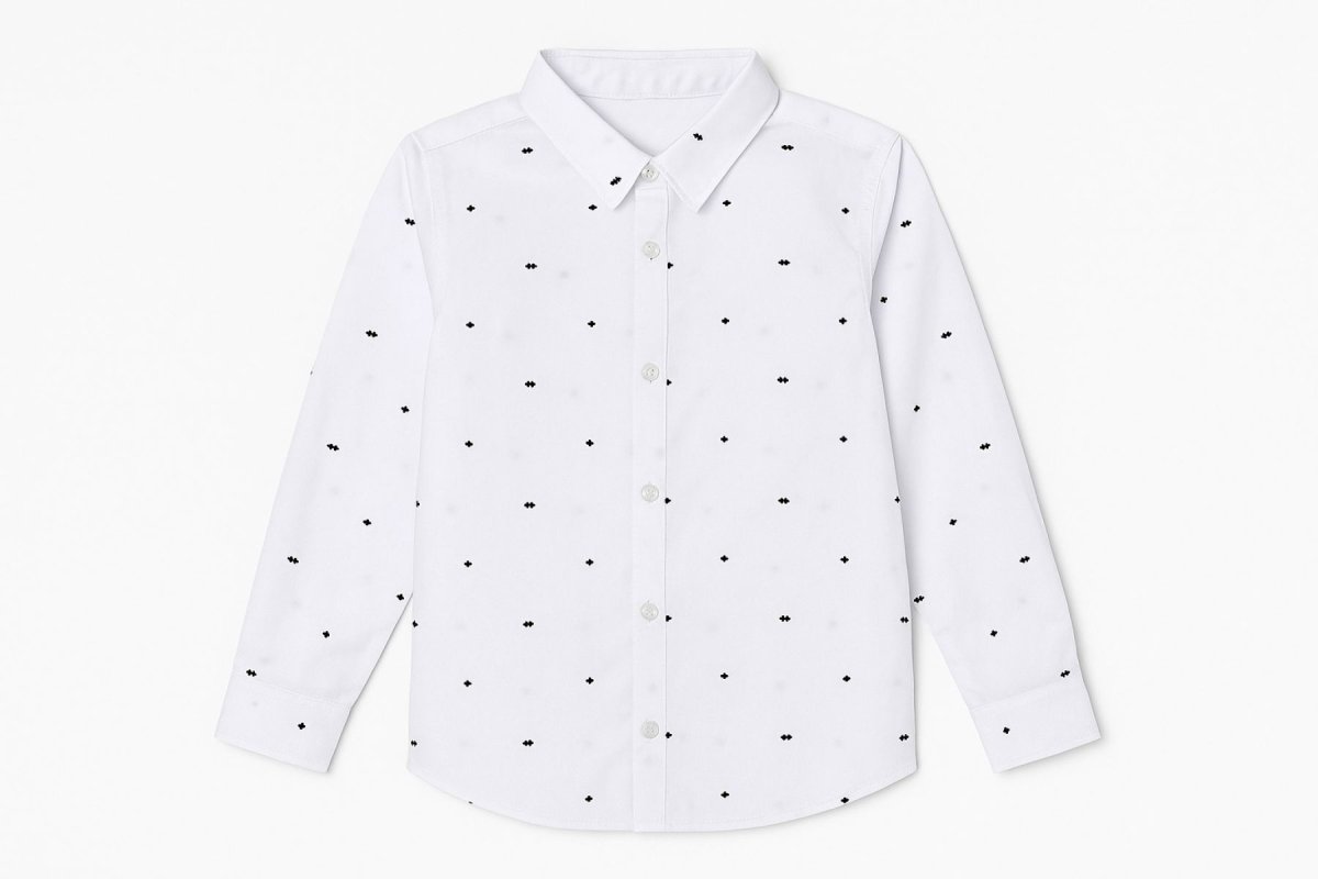 Camisa Manga Larga Estampada