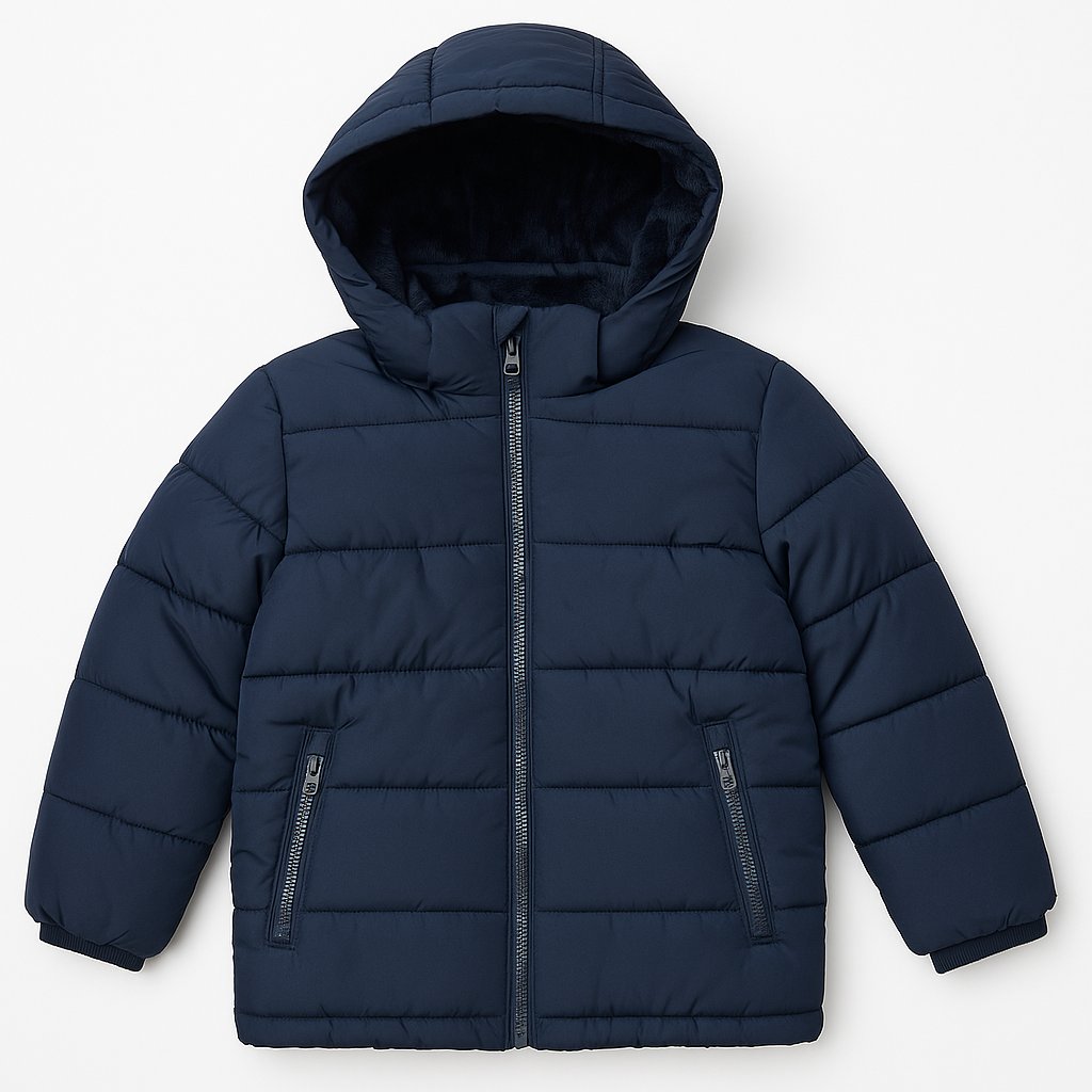 Campera Microfibra Con Piel Interna y Capucha