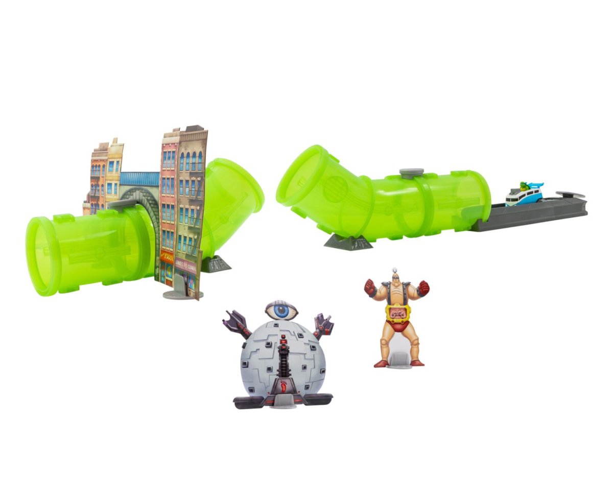 Pista Tunel Lanzador Tortugas Ninja - Shell Riders Trick City