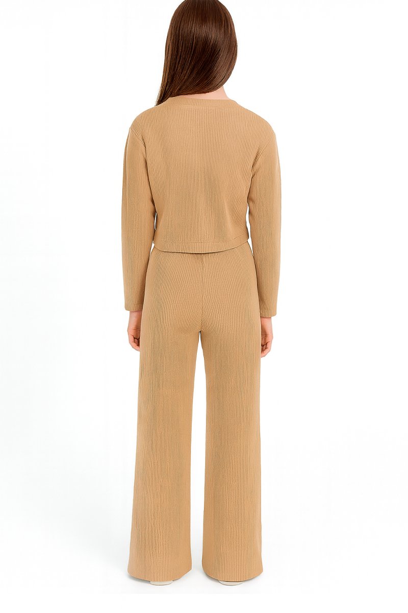 Conjunto De Remera Manga Larga y Pantalon Palazzo