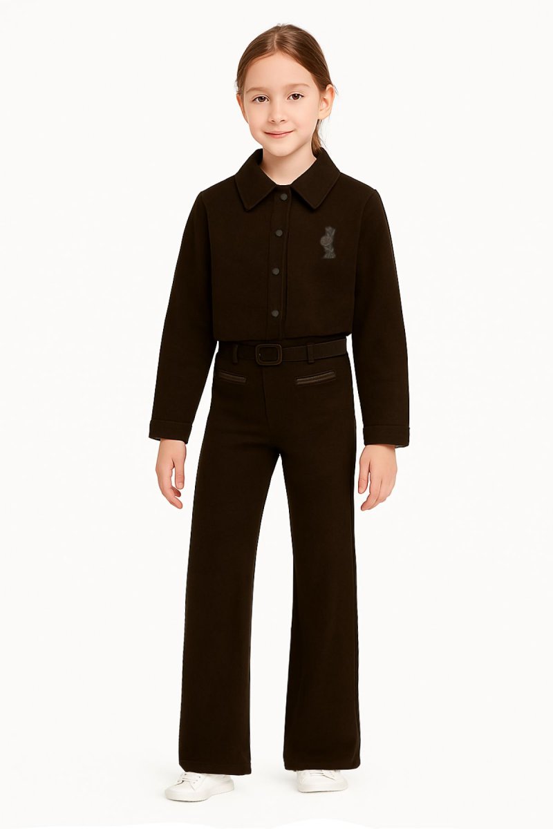 Conjunto de Gamuzina Chaqueta y Pantalon