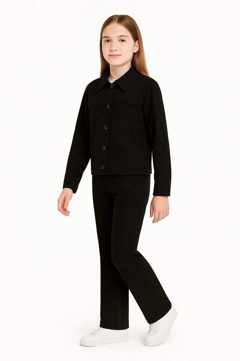 Conjunto de Gamuzina Chaqueta y Pantalon