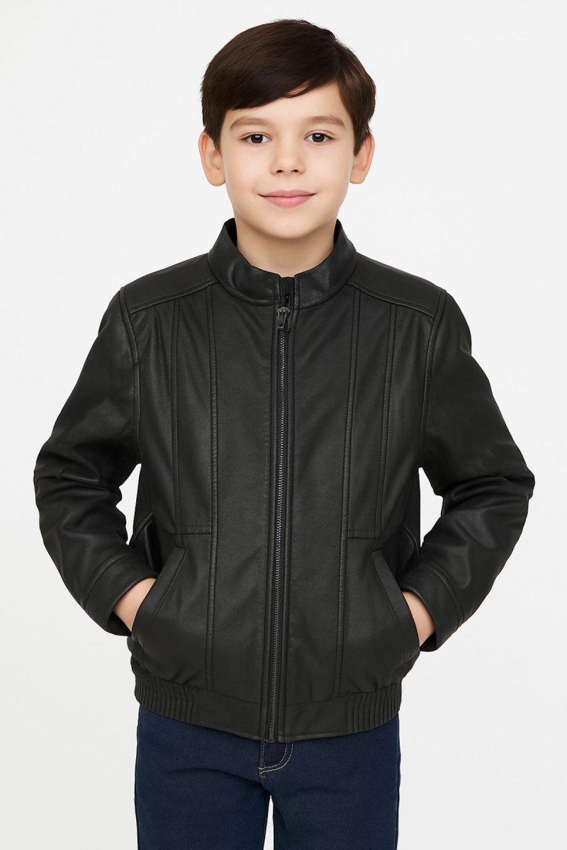 Campera Cuero Forrada