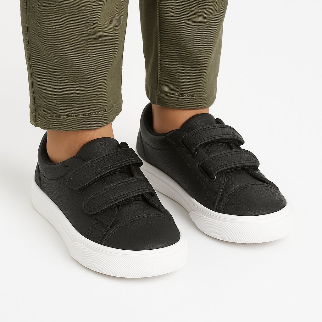 Zapatilla Cuerina Ecológica con Velcro