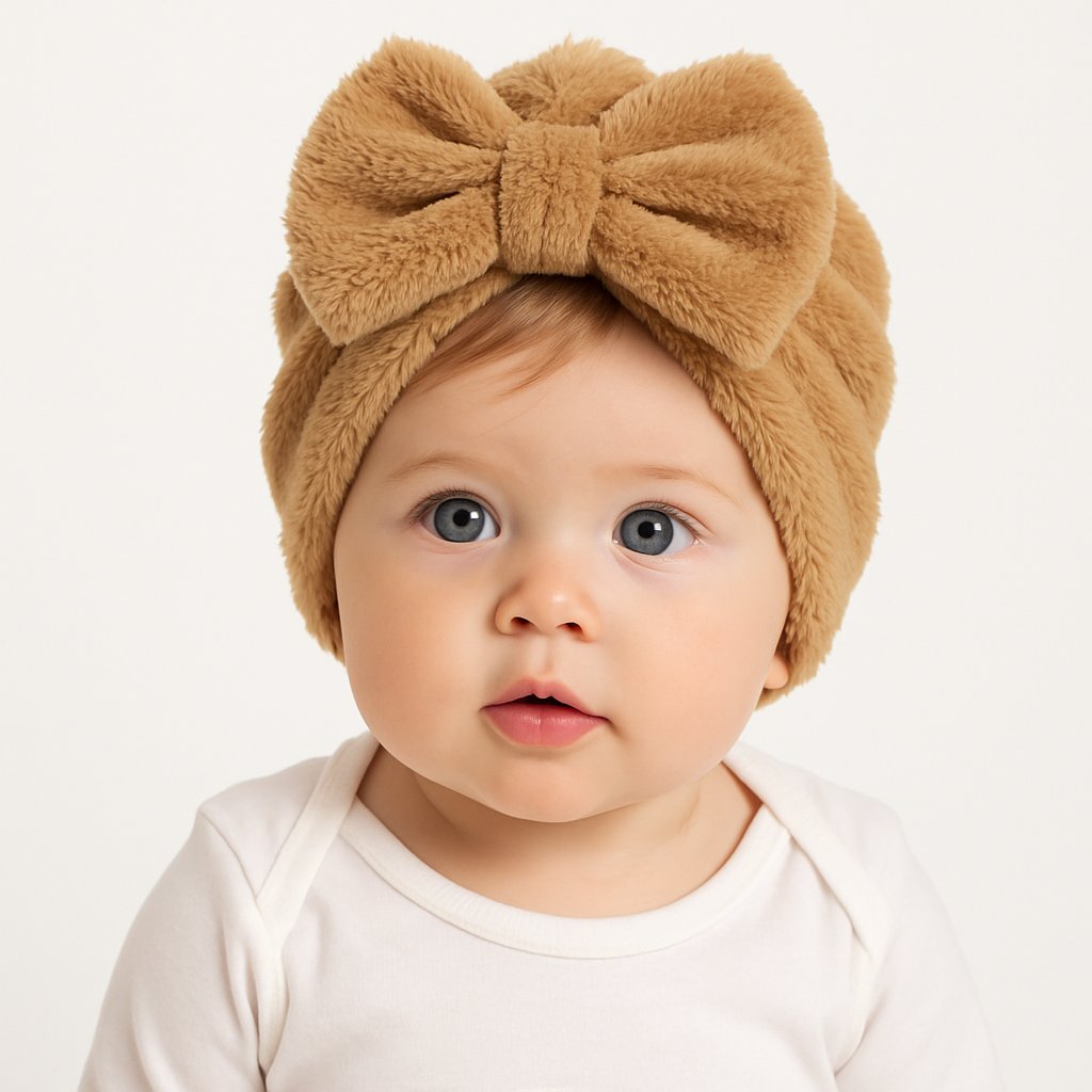 Gorro Turbante Con Moño Piel