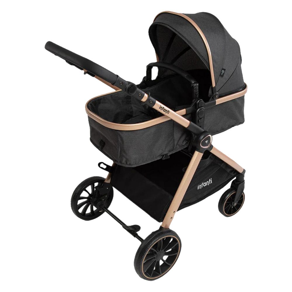 Romanzo Cochecito Infantil 3 en 1 Travel System Con Huevito Y Base Isofix moises