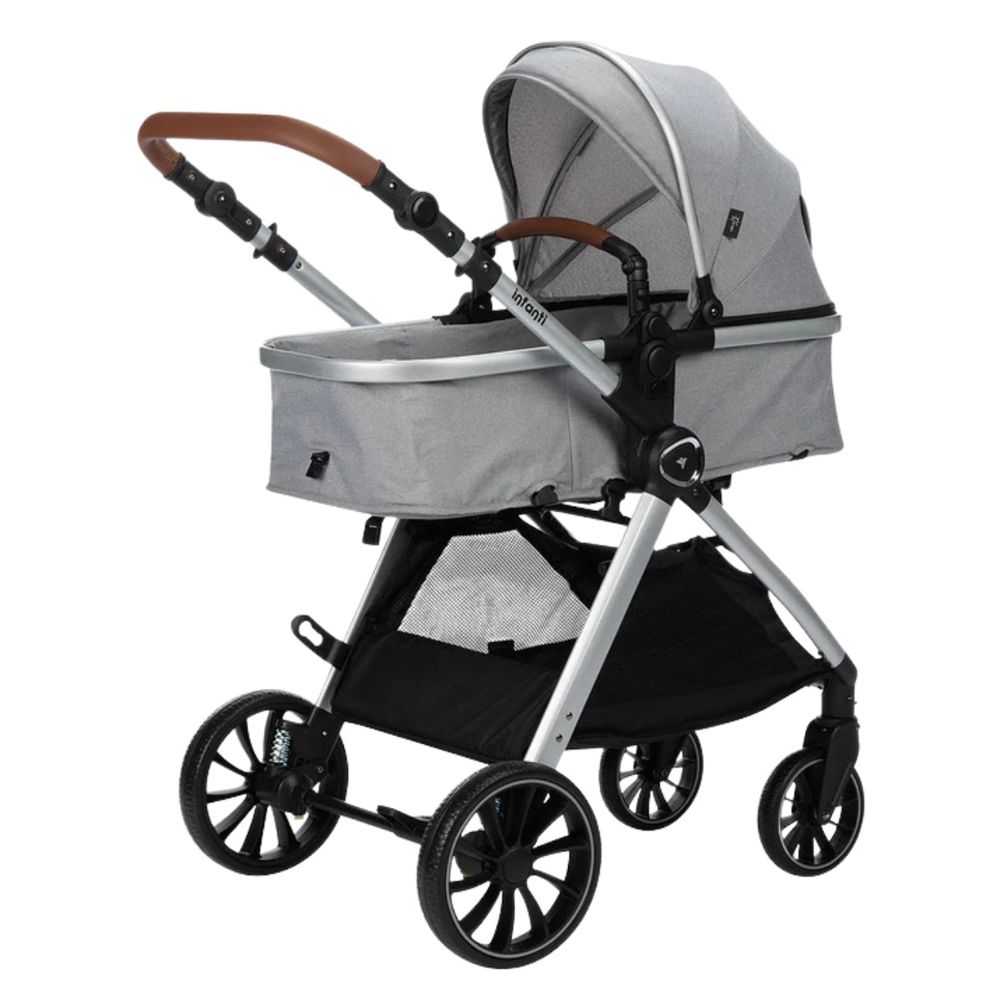 Romanzo Cochecito Infantil 3 en 1 Travel System Con Huevito Y Base Isofix moises