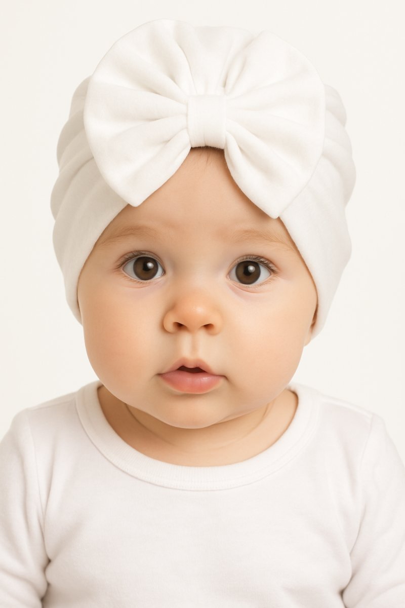 Gorro Turbate Algodon con Moño