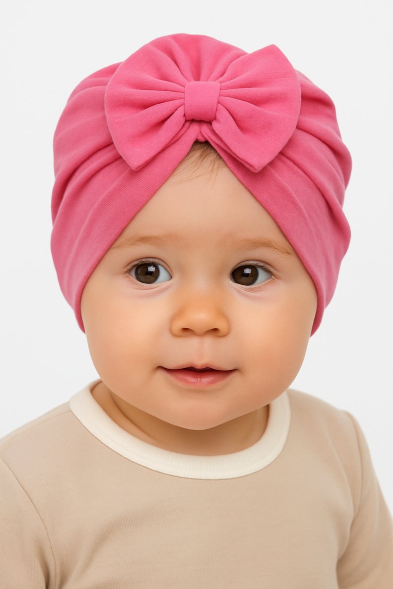 Gorro Turbate Algodon con Moño