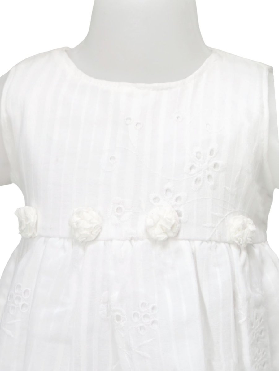 Vestido Broderie con falda doble