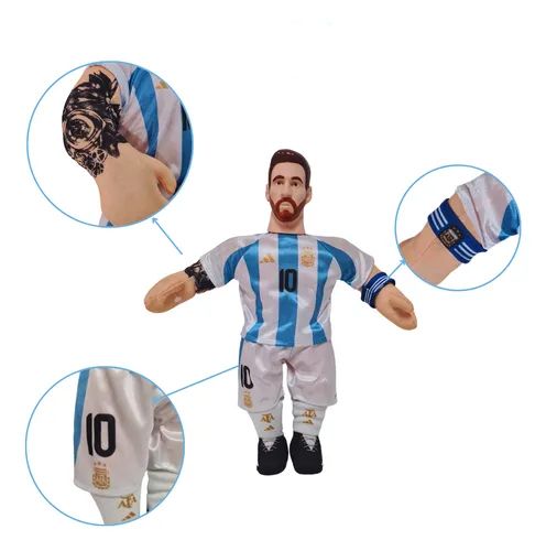Muñeco Messi AFA 1000 - Incluye Uniforme Suplente