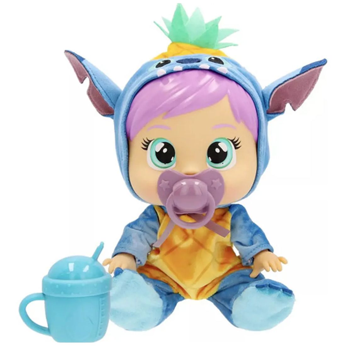 Muñeca Cry Babies Loving Care Stitch - 25 Cm - Bebe Lloron