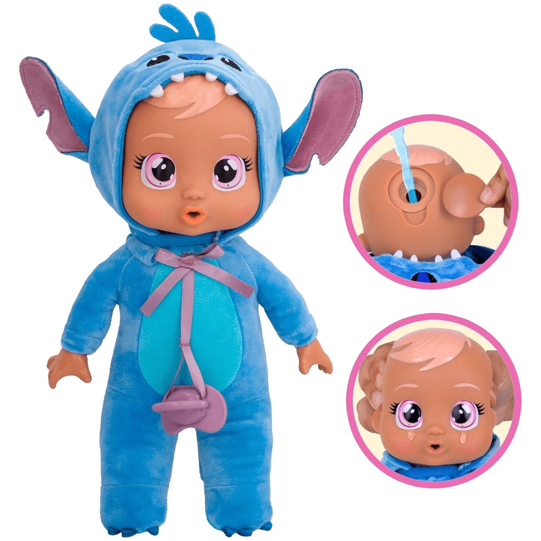 Bebote Cry Babies Stitch - Tiny Cuddles - Cuerpo Soft