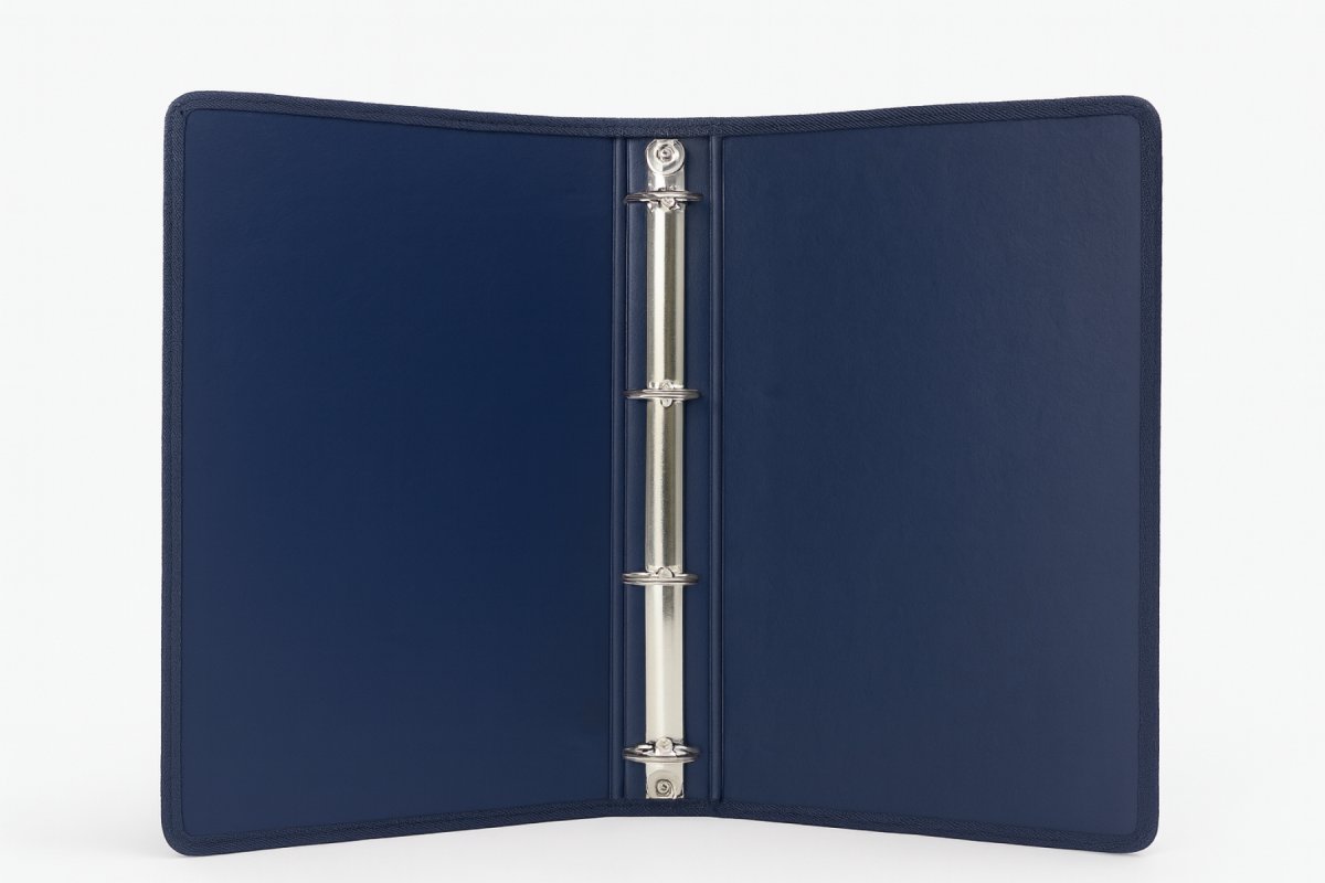 Carpeta N° 3 Forrada En Tela Con Cierre 3 Ganchos -Lisa