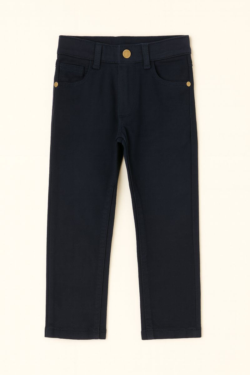 Pantalon Gabardina Con Cintura Regulable
