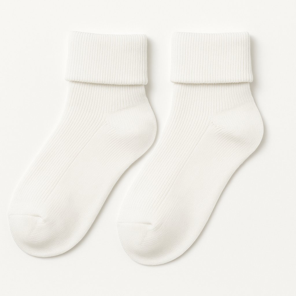 Media Zoquete Algodon Puño Volcado