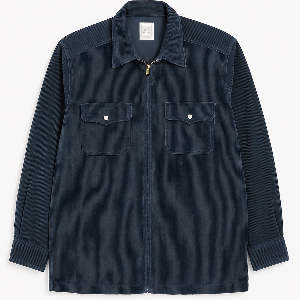 Camisaco De Corderoy Con Cierre