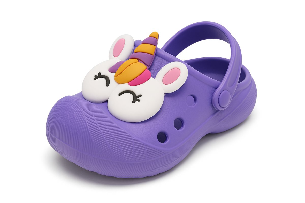 Crocs Sandalia Playera Con Pin Unicornio