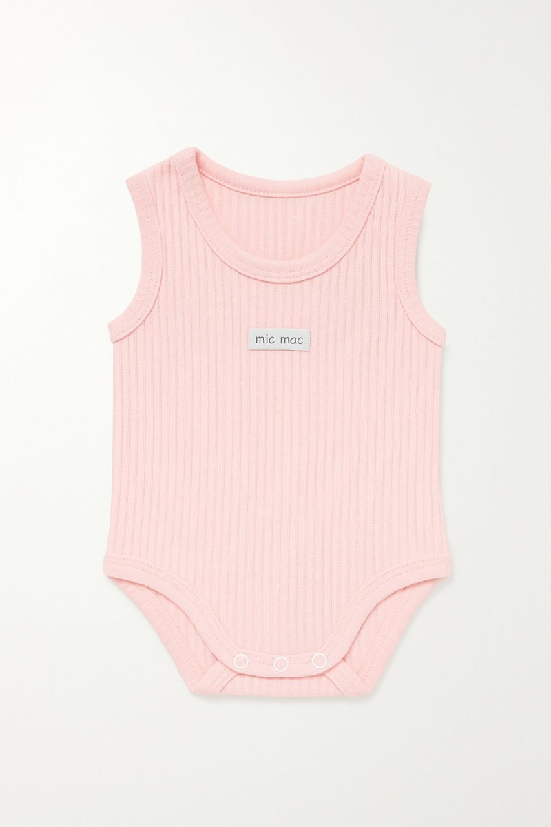 Body Pañalero Algodon Desagujado Sin Manga