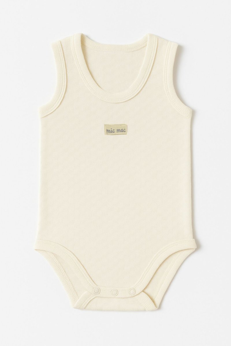 Body Pañalero Algodon Desagujado Sin Manga
