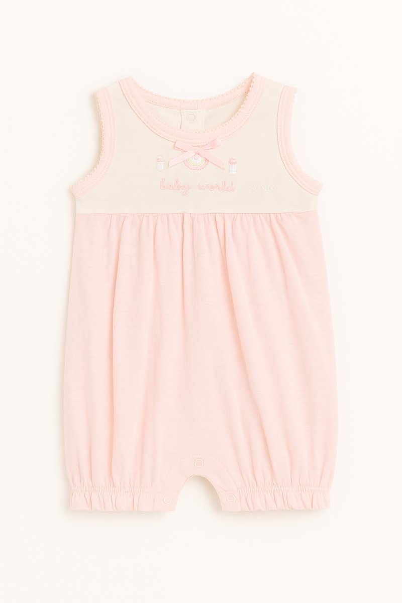 Enterito De Algodon Pañalero Sin Manga