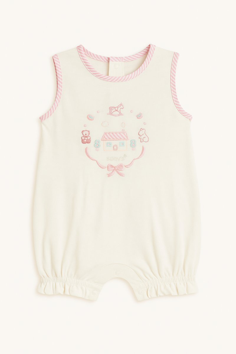 Enterito De Algodon Pañalero Sin Manga