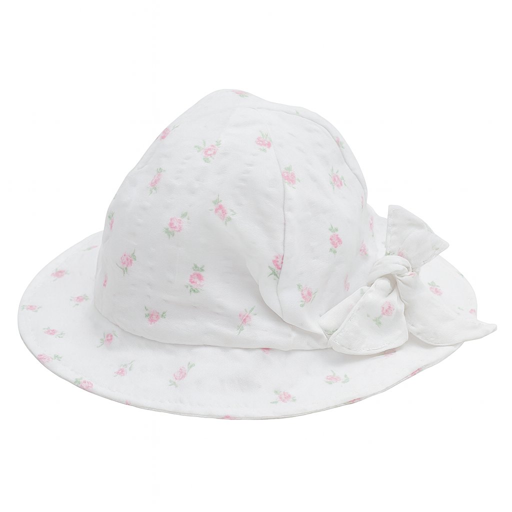 Gorro Piluso Tela Estampado De Flores Ajustable