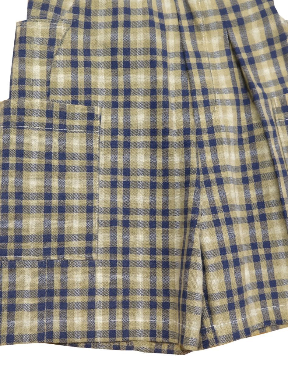 Conjunto Bautismo Jardinero y Chomba De Pique Manga Corta