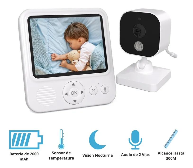 Baby Call Con Camara Monitor Y Display