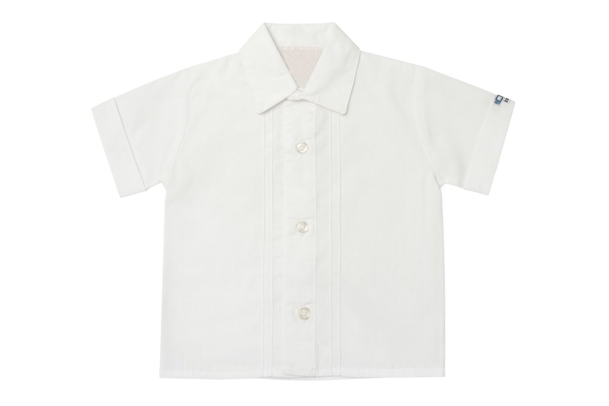 Conjunto Bautismo Short y Camisa Manga Corta