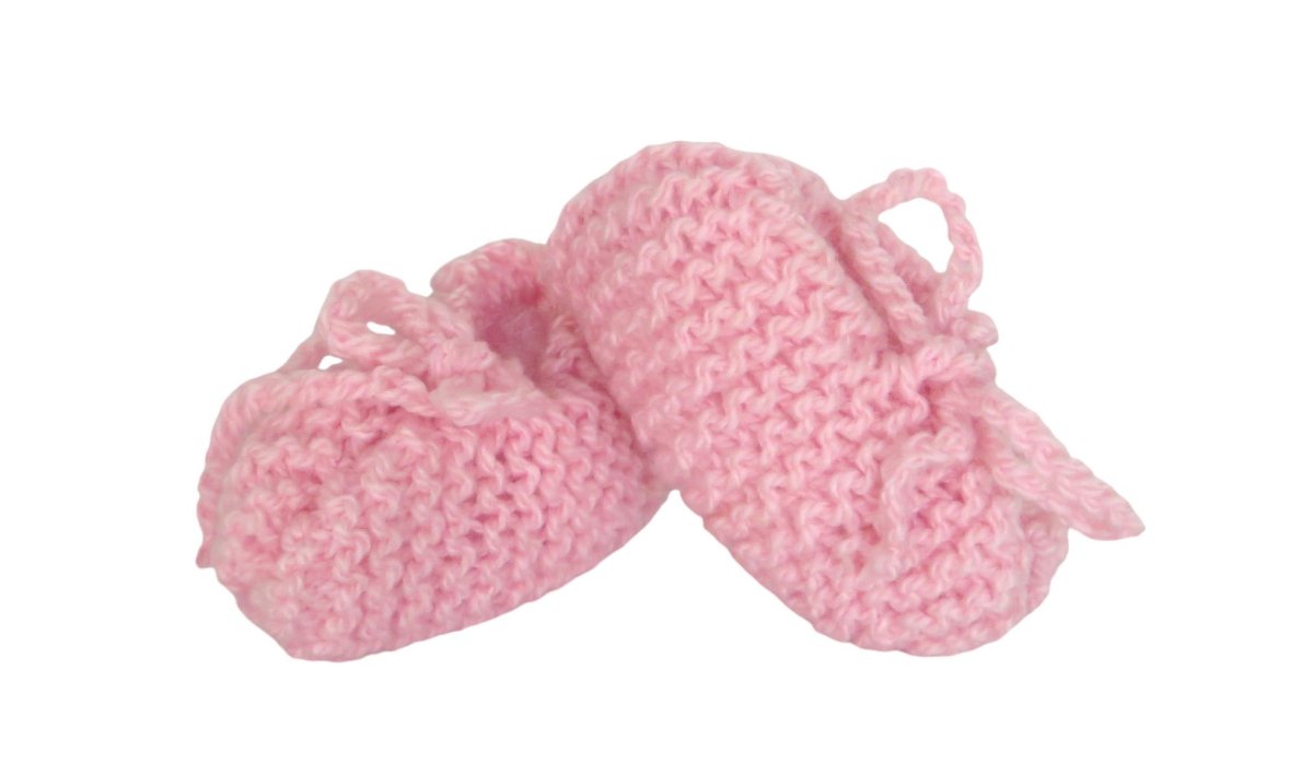 Escarpines Tejido a Mano Santa Clara