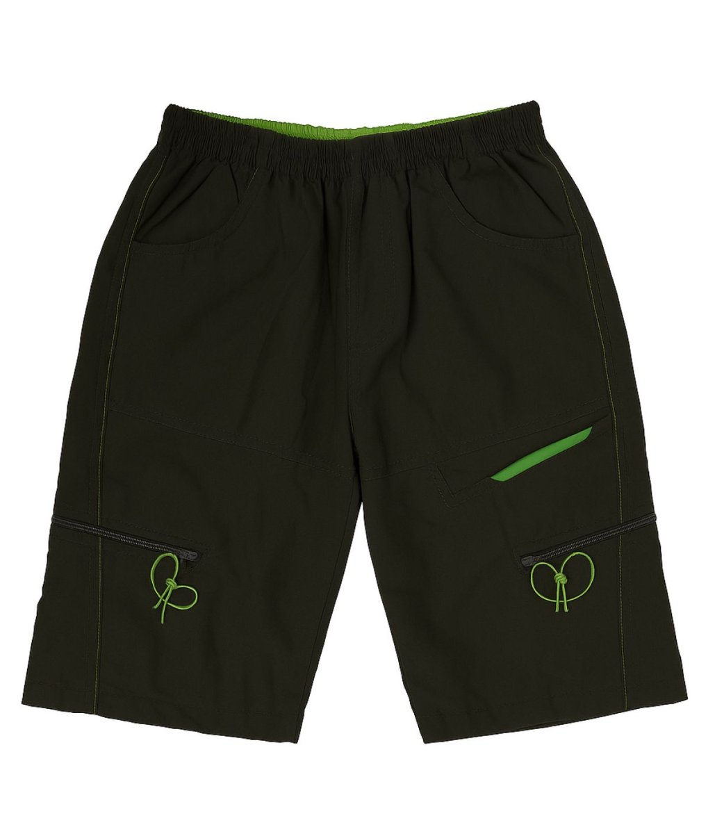 Bermuda Gabardina Con Cintura Elastizada Estampado