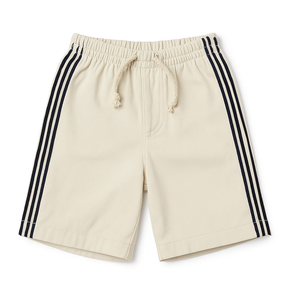 Bermuda Gabardina Con Cintura Elastizada