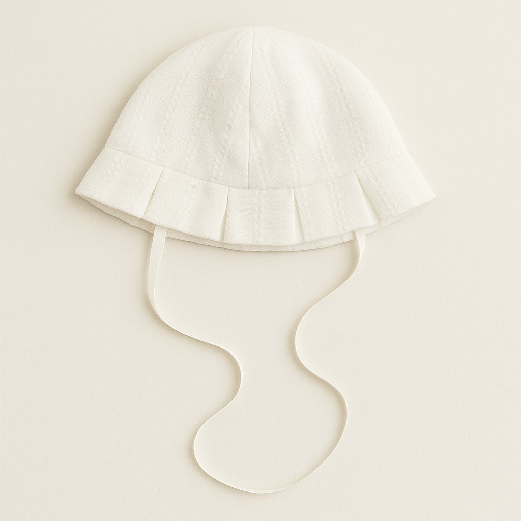 Piluso Capota Tela Algodon Forrado Con Volados