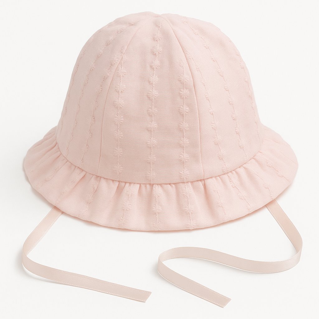 Piluso Capota Tela Algodon Forrado Con Volados