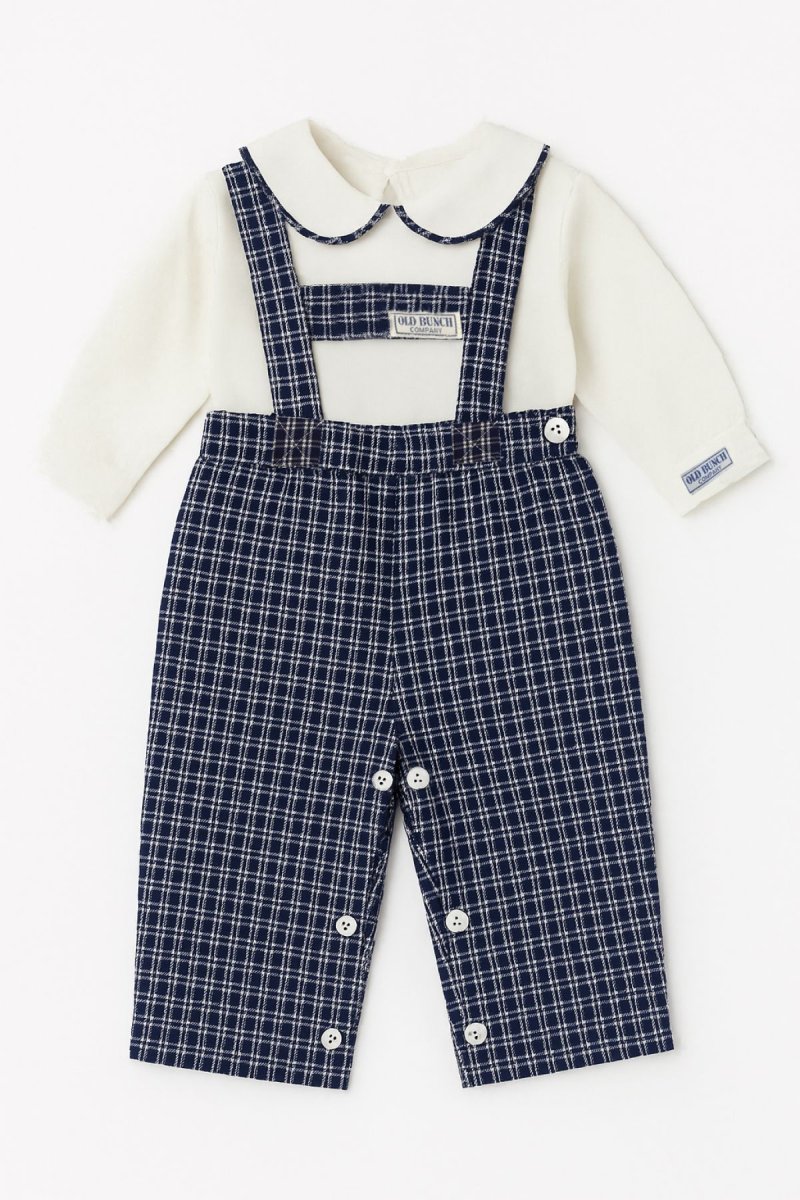 Conjunto 2 pieza Jardinero y Camisa Viyela