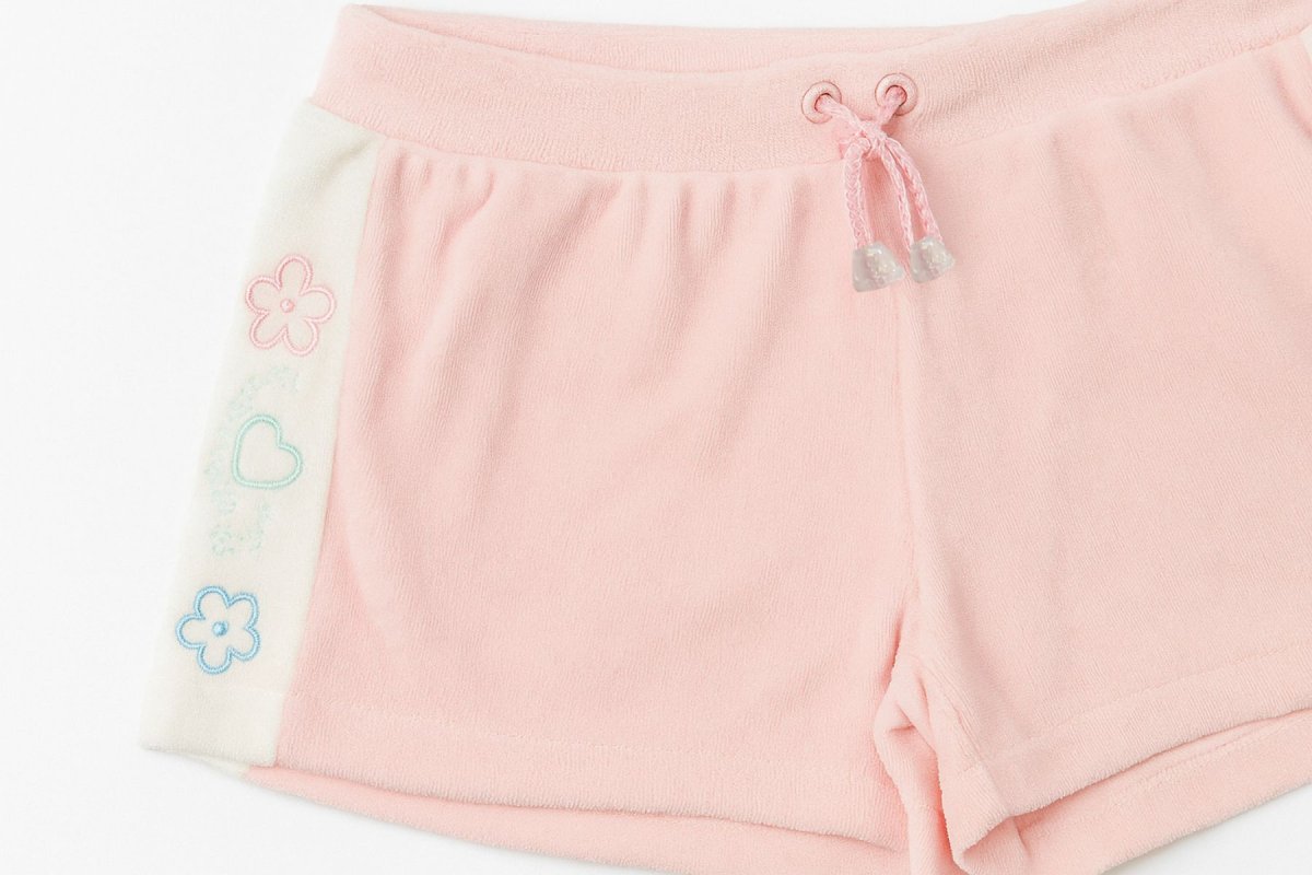 Short Towel Toalla Bordada Cintura Regulable