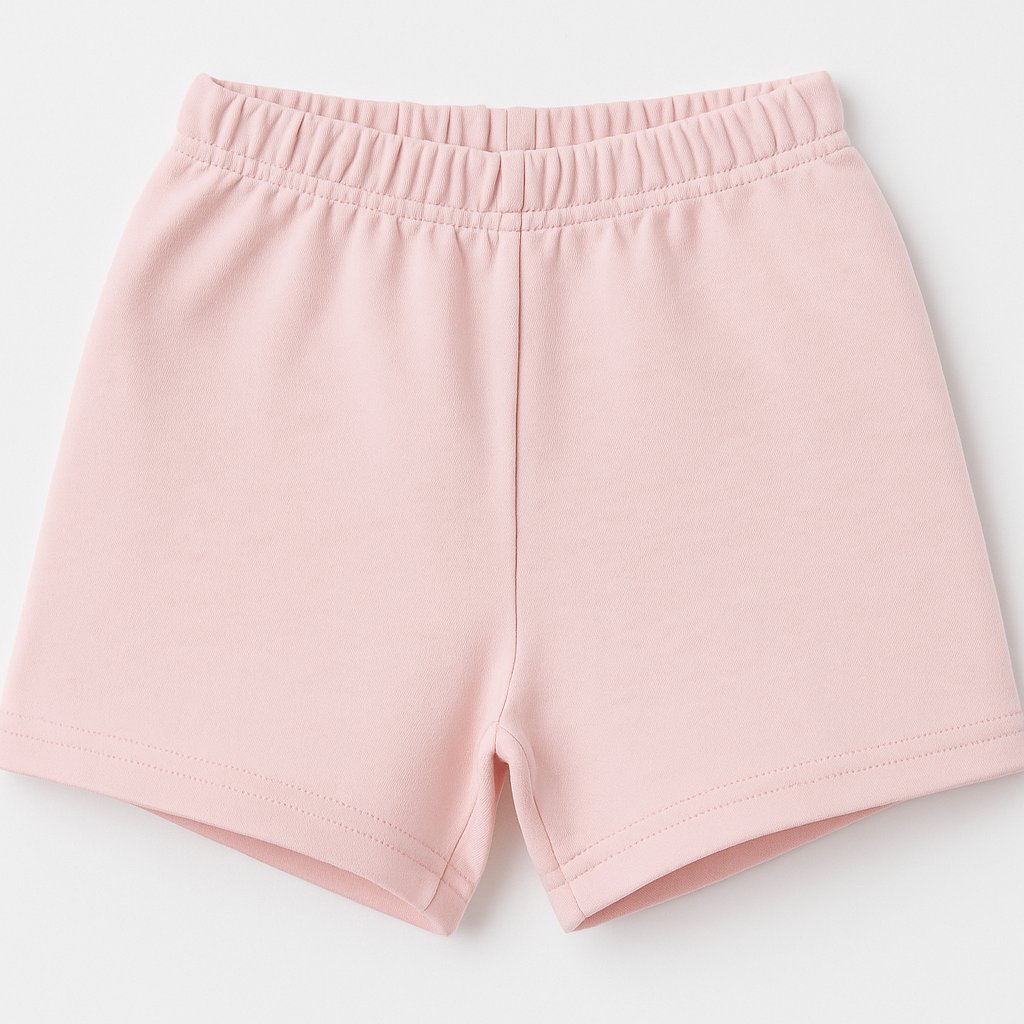 Short Algodon Rustico Con Cintura Elastizada