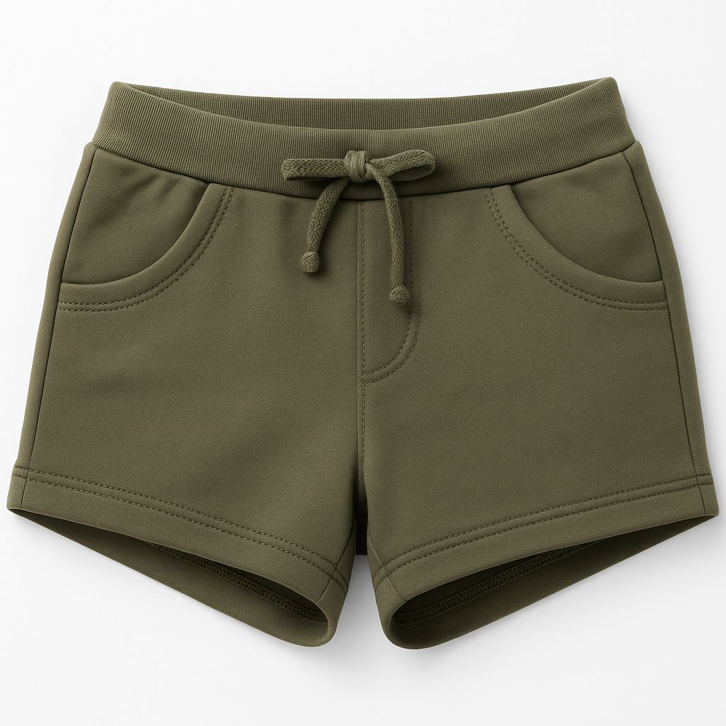 Short Algodon Rustico Con Cintura Regulable