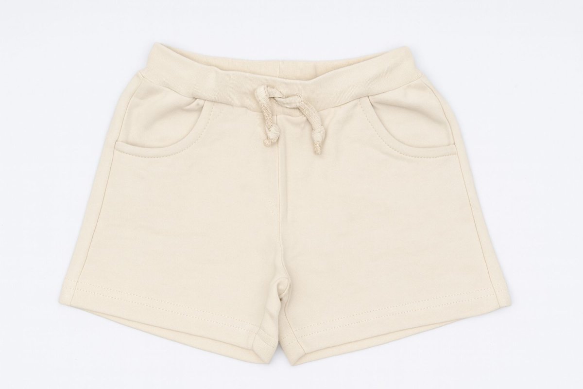 Short Algodon Rustico Con Cintura Regulable