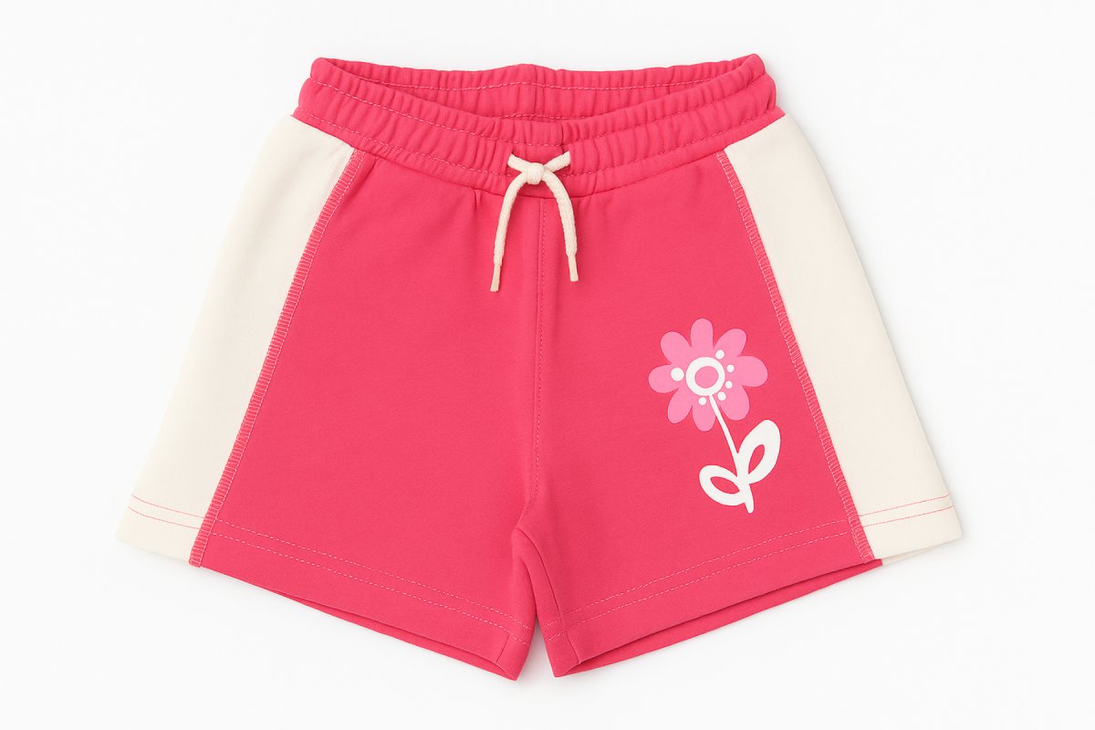 Short Algodon Rustico Con Cintura Regulable