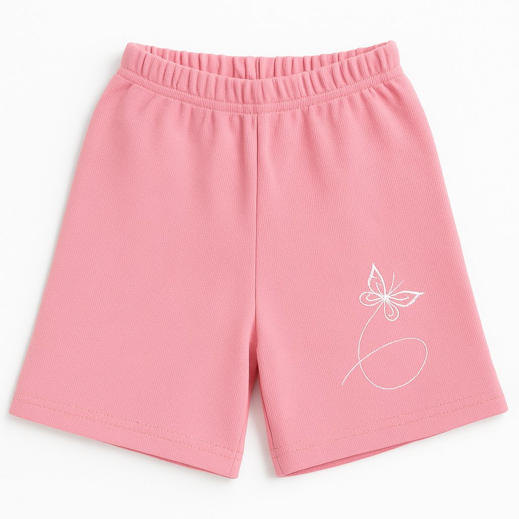 Short Algodon Pique Con Cintura Elastizada