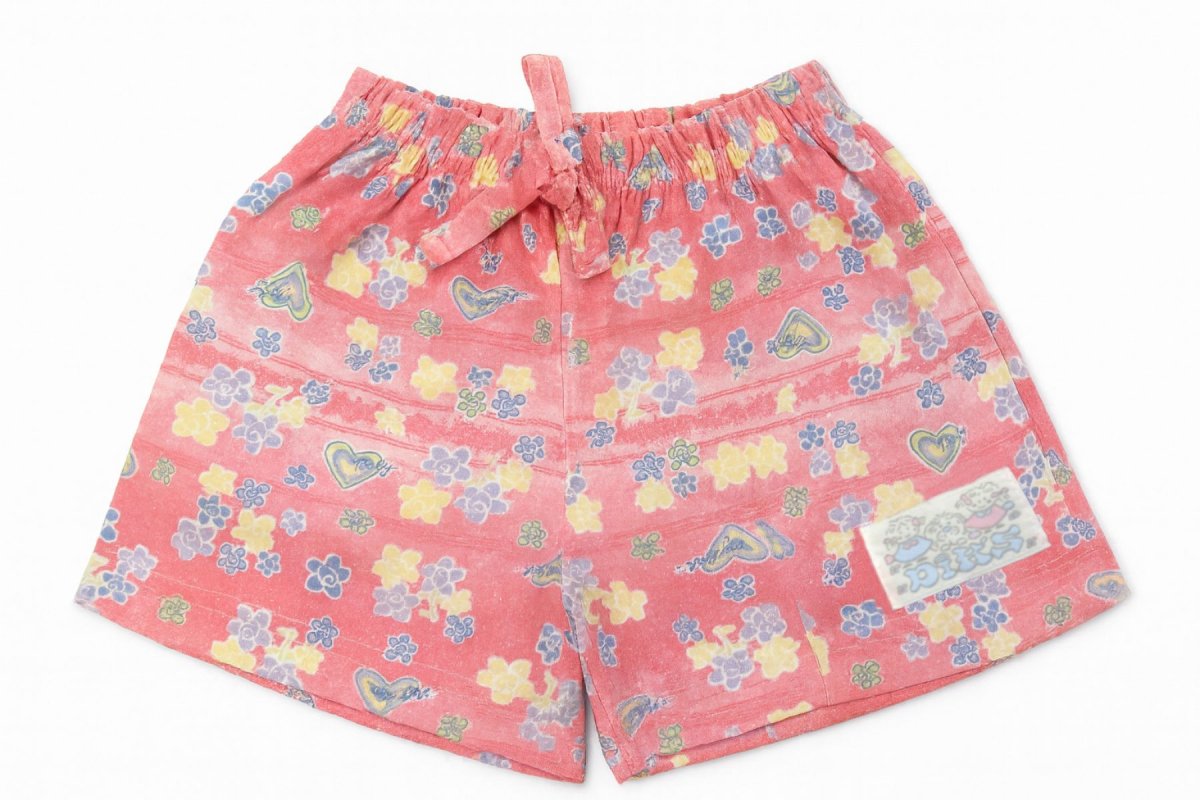 Short Algodon Estampado Cintura Elastizada