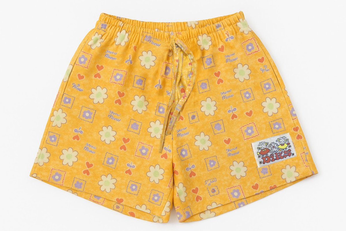 Short Algodon Estampado Cintura Elastizada