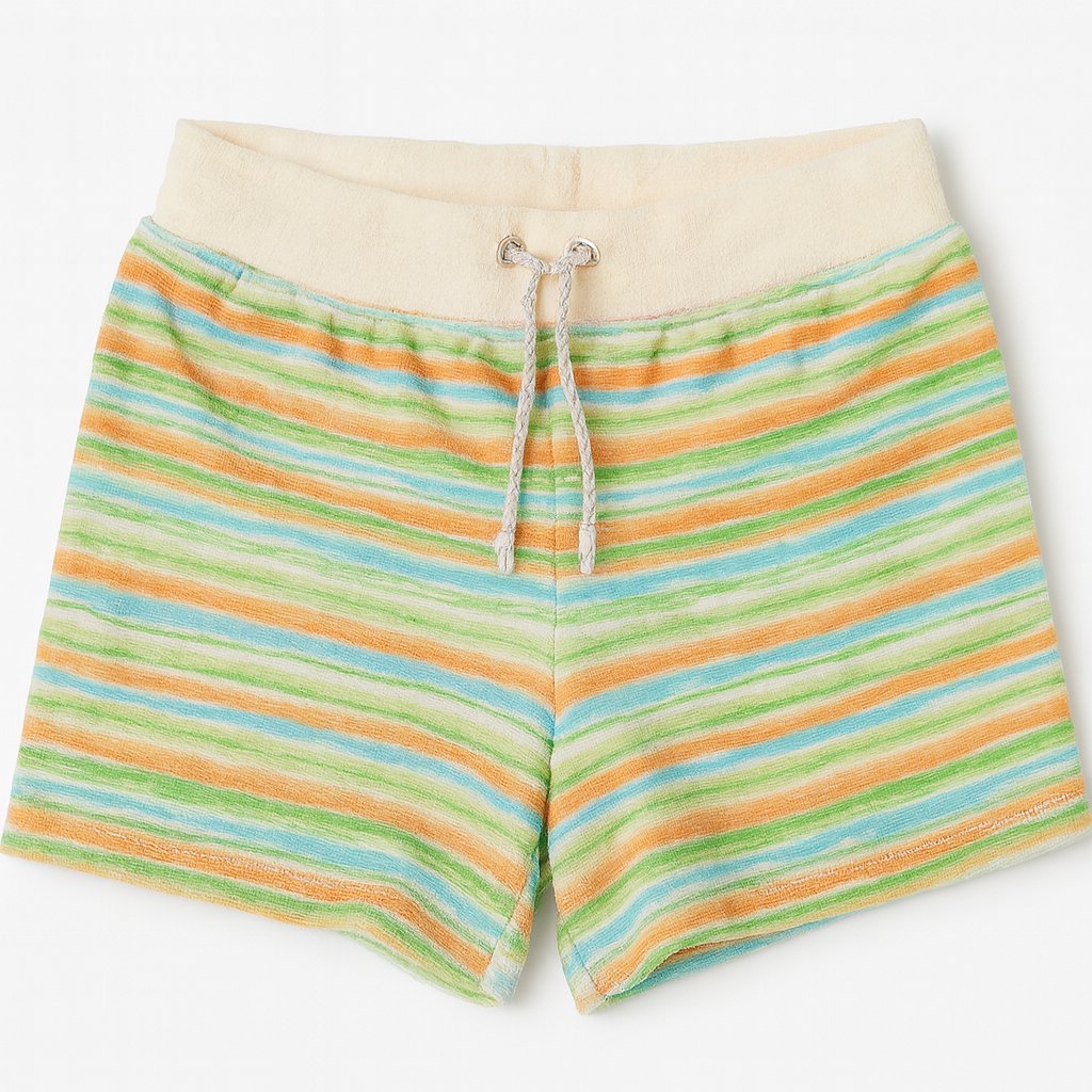 Short Towel Toalla Rayado Cintura Regulable