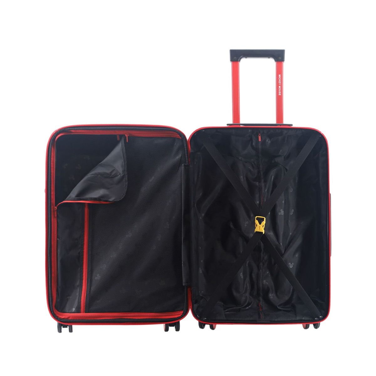 Valija Mediana Mickey Mouse Bajo Relieve - 24 Pulgadas - 100% ABS