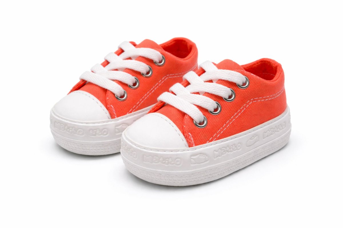 Zapatilla Lona Con Base Cordones Lisa